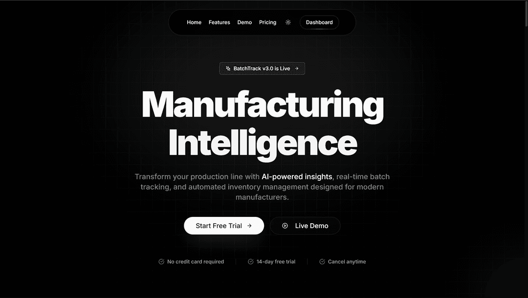 BatchTrack Business Manager